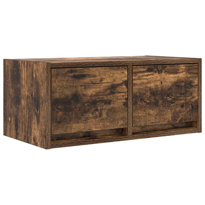 TV Cabinet Smoked Oak 60x31x25,5 cm Engineered Wood