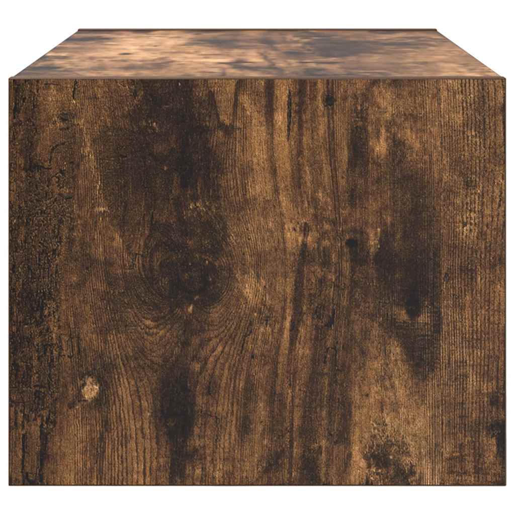 TV Cabinet Smoked Oak 60x31x25,5 cm Engineered Wood