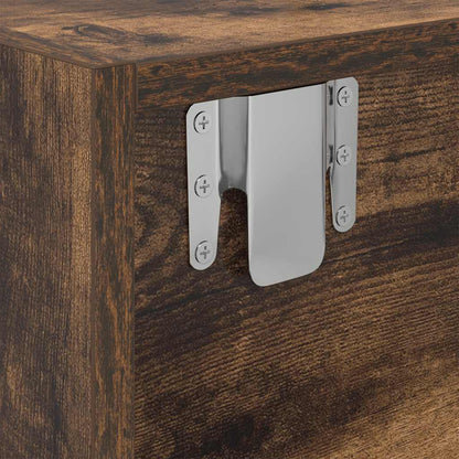 TV Cabinet Smoked Oak 60x31x25,5 cm Engineered Wood