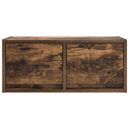 TV Cabinets 2 pcs Smoked Oak 60x31x25,5 cm Engineered Wood