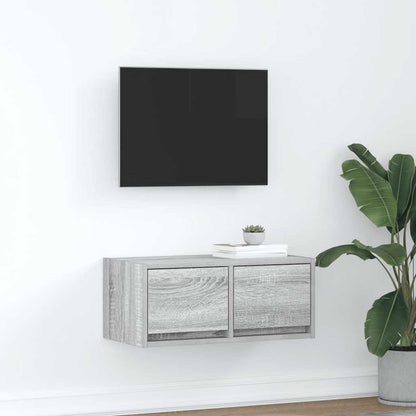TV Cabinet Grey Sonoma 60x31x25,5 cm Engineered Wood