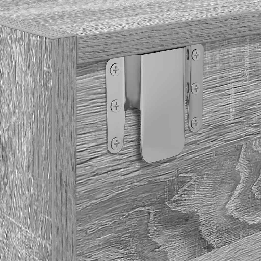 TV Cabinets 2 pcs Grey Sonoma 60x31x25,5 cm Engineered Wood