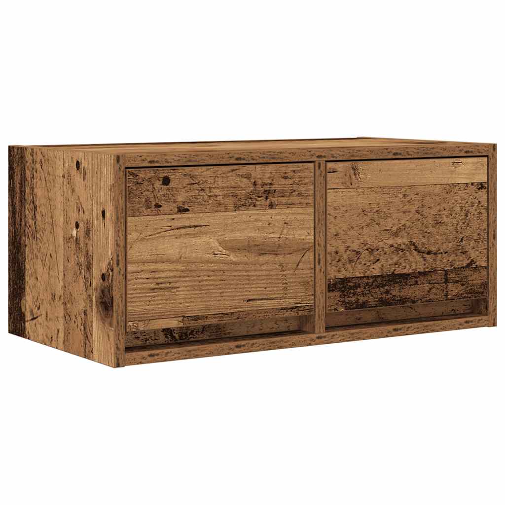 TV Cabinet Old Wood 60x31x25,5 cm Engineered Wood