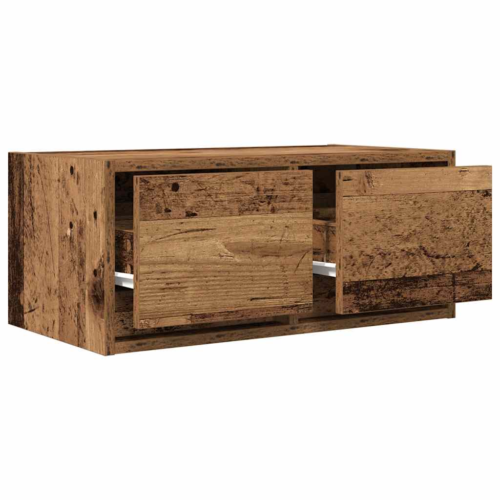 TV Cabinets 2 pcs Old Wood 60x31x25,5 cm Engineered Wood