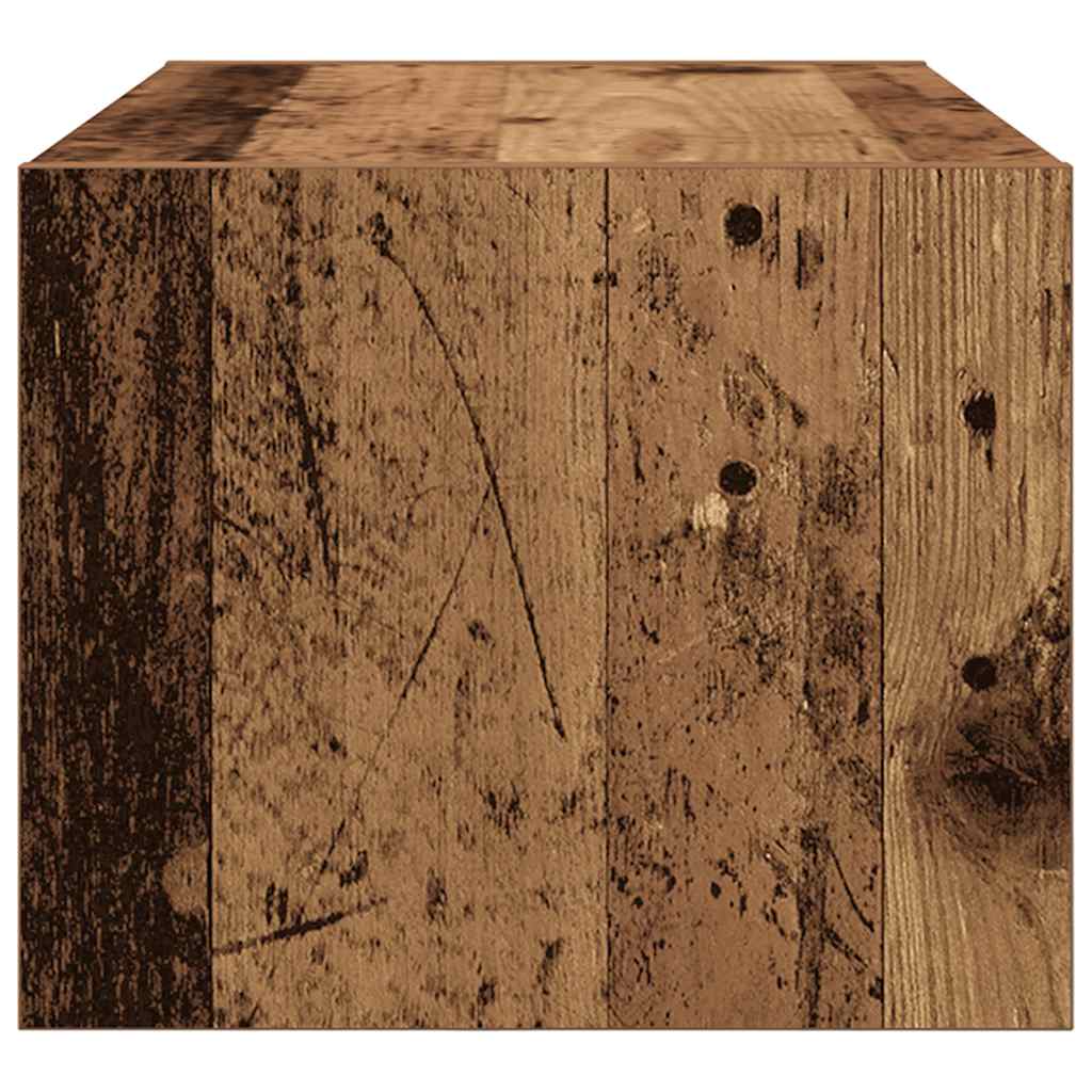 TV Cabinets 2 pcs Old Wood 60x31x25,5 cm Engineered Wood
