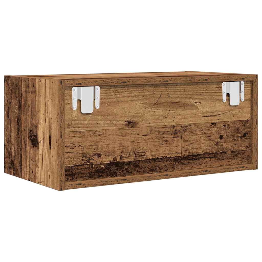 TV Cabinets 2 pcs Old Wood 60x31x25,5 cm Engineered Wood
