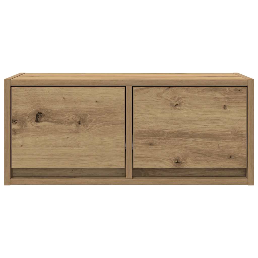 TV Cabinets 2 pcs Artisan Oak 60x31x25,5 cm Engineered Wood