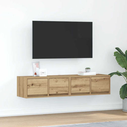 TV Cabinets 2 pcs Artisan Oak 60x31x25,5 cm Engineered Wood