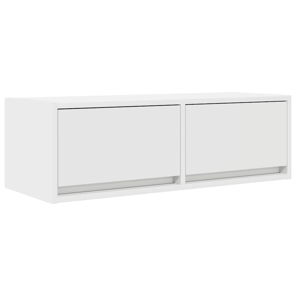 TV Cabinets 2 pcs White 80x31x25,5 cm Engineered Wood