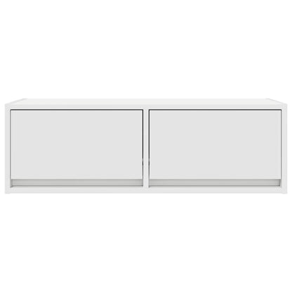 TV Cabinets 2 pcs White 80x31x25,5 cm Engineered Wood