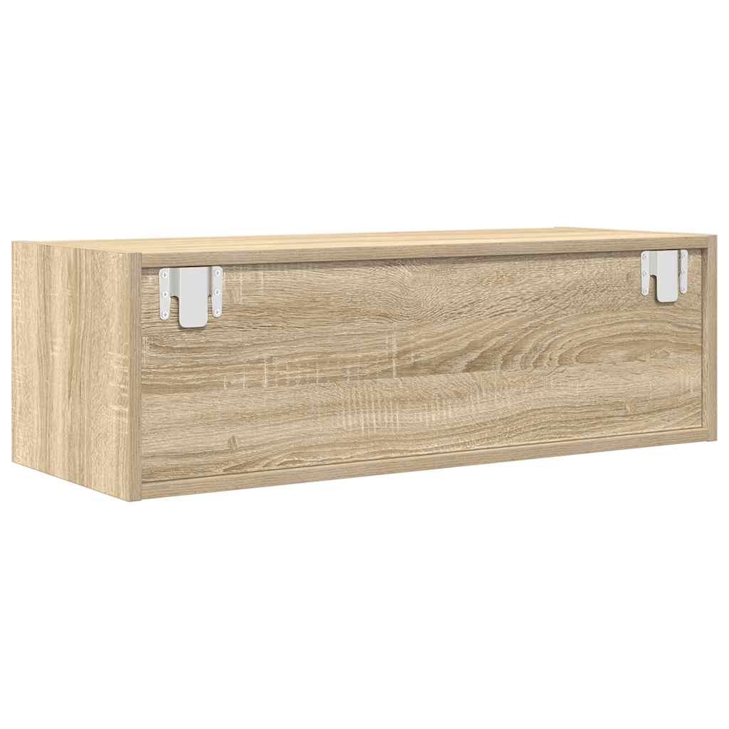 TV Cabinets 2 pcs Sonoma Oak 80x31x25,5 cm Engineered Wood