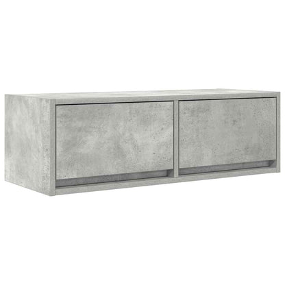 TV Cabinet Concrete Grey 80x31x25,5 cm Engineered Wood