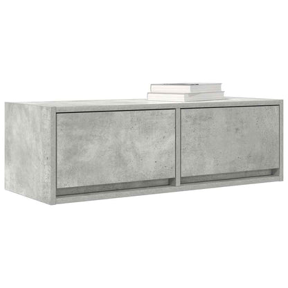 TV Cabinet Concrete Grey 80x31x25,5 cm Engineered Wood
