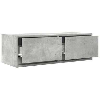 TV Cabinet Concrete Grey 80x31x25,5 cm Engineered Wood