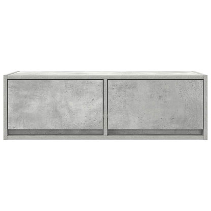 TV Cabinet Concrete Grey 80x31x25,5 cm Engineered Wood