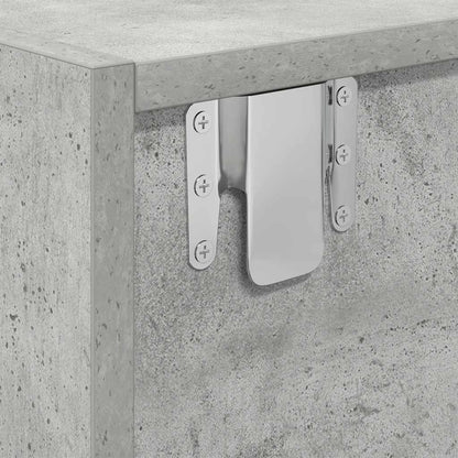 TV Cabinets 2 pcs Concrete Grey 80x31x25,5 cm Engineered Wood