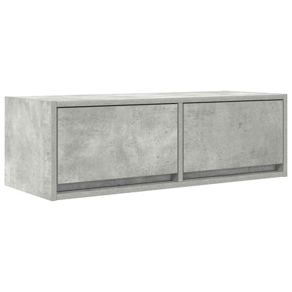 TV Cabinets 2 pcs Concrete Grey 80x31x25,5 cm Engineered Wood