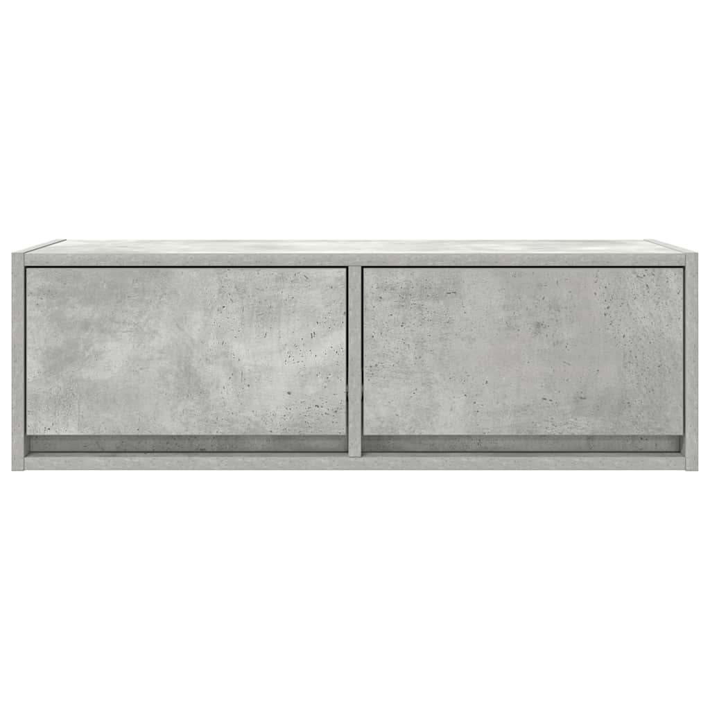 TV Cabinets 2 pcs Concrete Grey 80x31x25,5 cm Engineered Wood