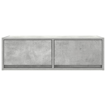 TV Cabinets 2 pcs Concrete Grey 80x31x25,5 cm Engineered Wood