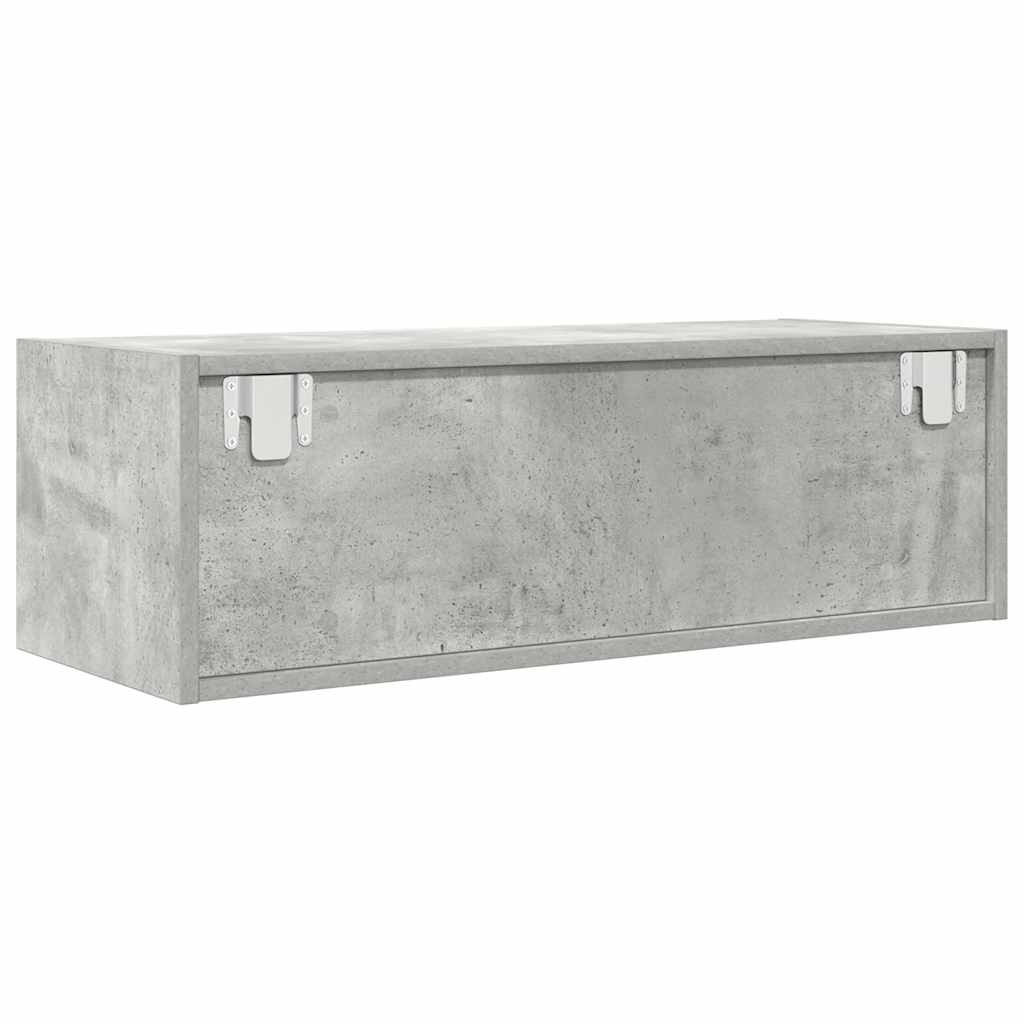 TV Cabinets 2 pcs Concrete Grey 80x31x25,5 cm Engineered Wood