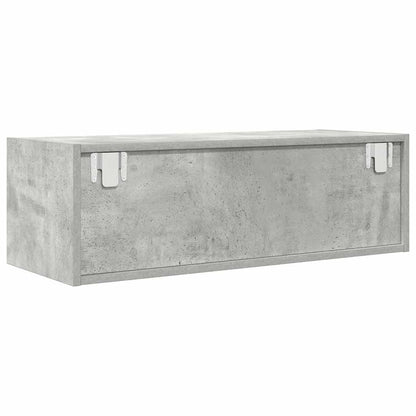 TV Cabinets 2 pcs Concrete Grey 80x31x25,5 cm Engineered Wood