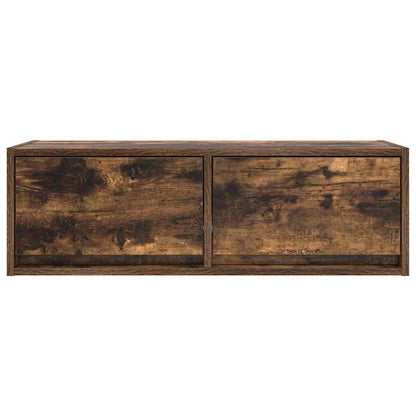TV Cabinet Smoked Oak 80x31x25,5 cm Engineered Wood