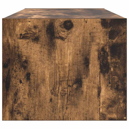 TV Cabinet Smoked Oak 80x31x25,5 cm Engineered Wood