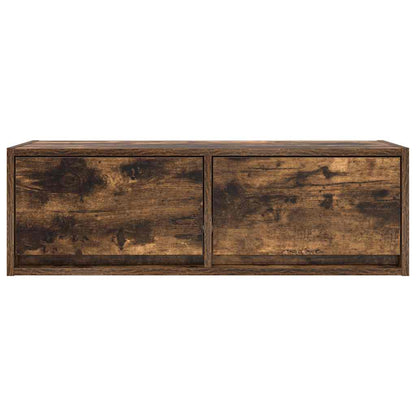 TV Cabinets 2 pcs Smoked Oak 80x31x25,5 cm Engineered Wood
