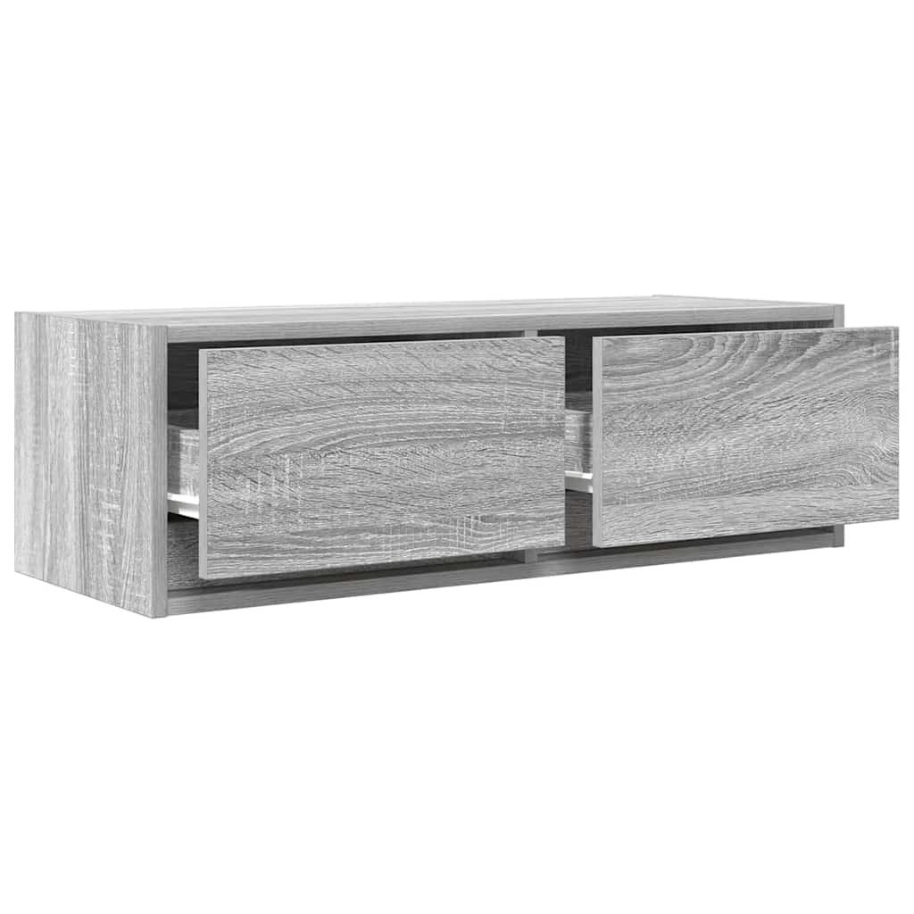 TV Cabinets 2 pcs Grey Sonoma 80x31x25,5 cm Engineered Wood