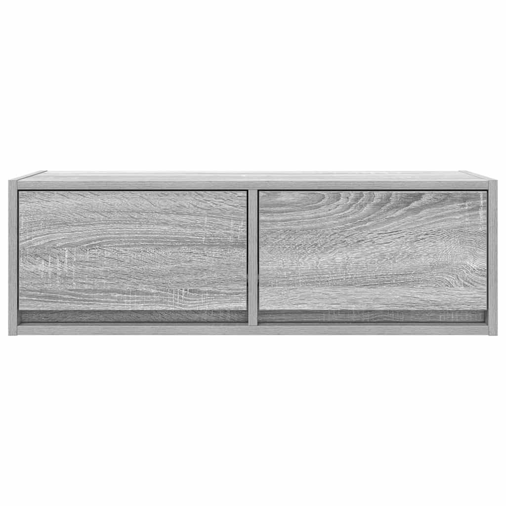 TV Cabinets 2 pcs Grey Sonoma 80x31x25,5 cm Engineered Wood