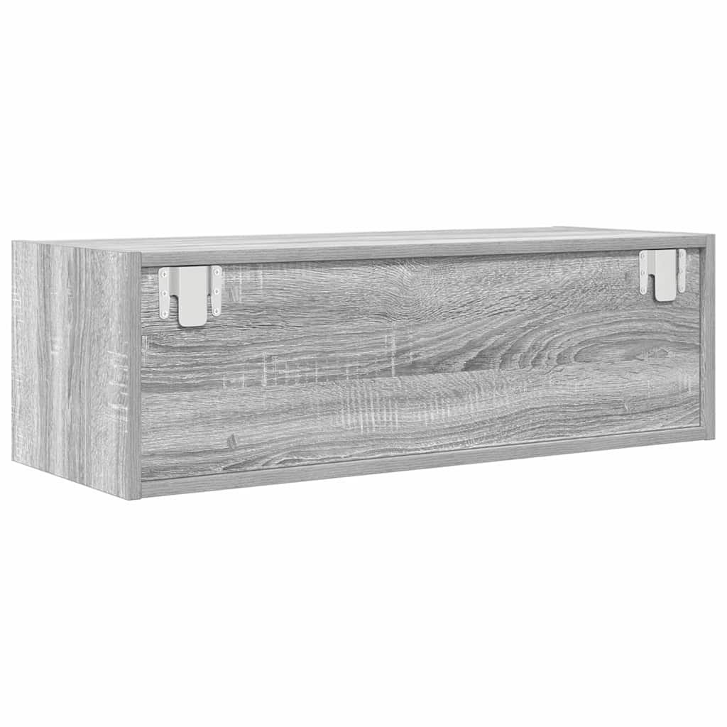 TV Cabinets 2 pcs Grey Sonoma 80x31x25,5 cm Engineered Wood