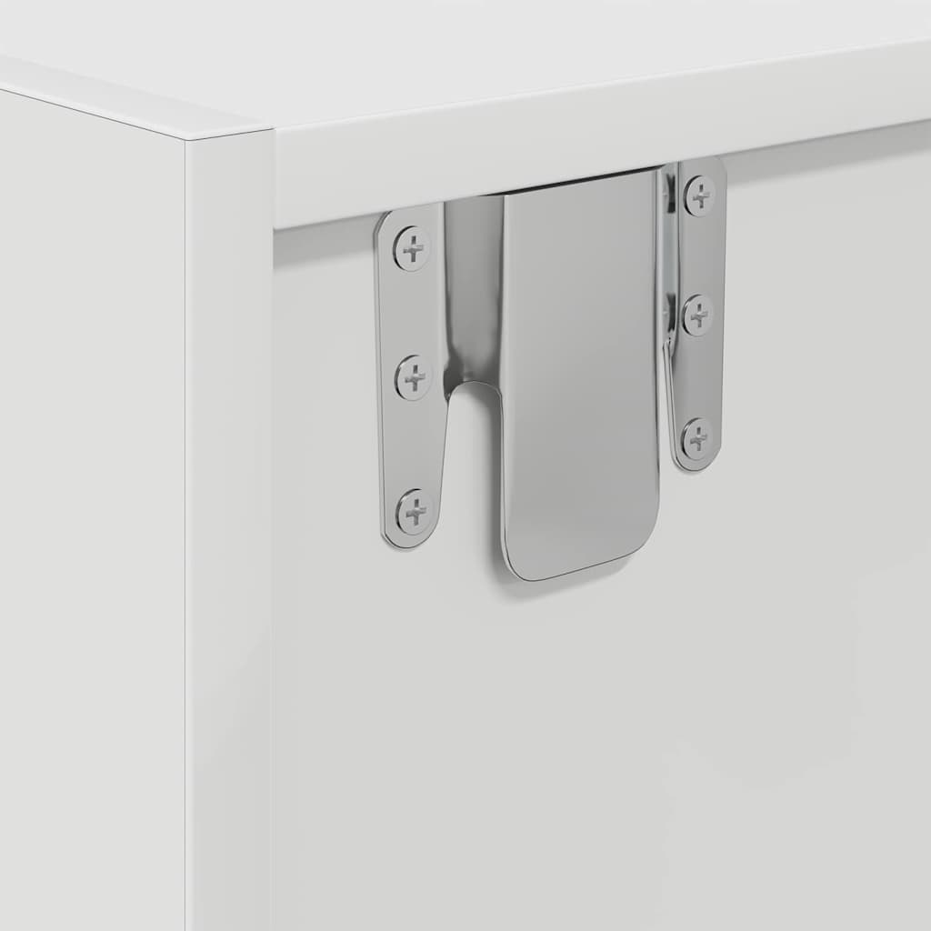 TV Cabinet with Drawer White 100 x 31 x 25.5 cm Engineered wood