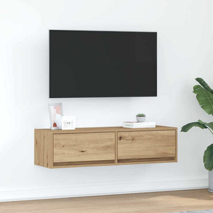 TV Cabinet 100 x 31 x 25.5 cm Artisan oak Engineered wood