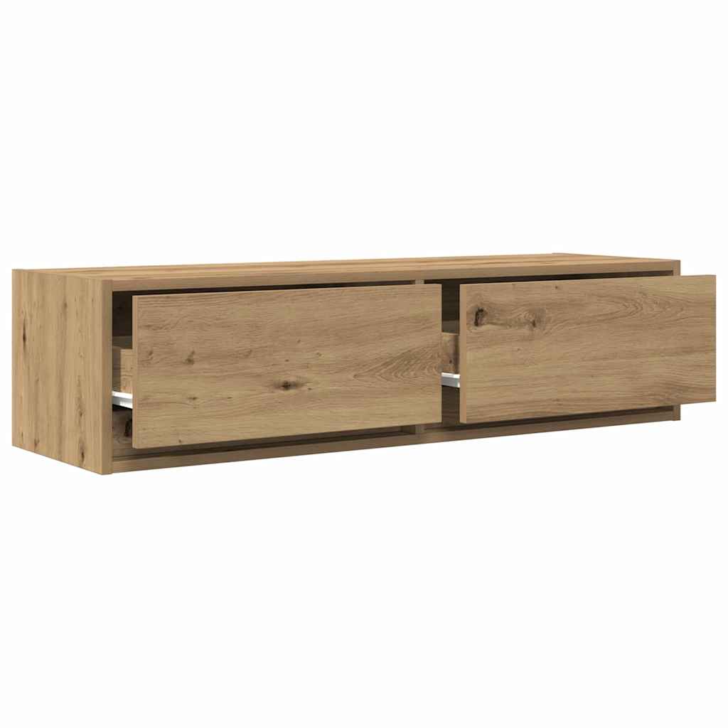 TV Cabinet 100 x 31 x 25.5 cm Artisan oak Engineered wood