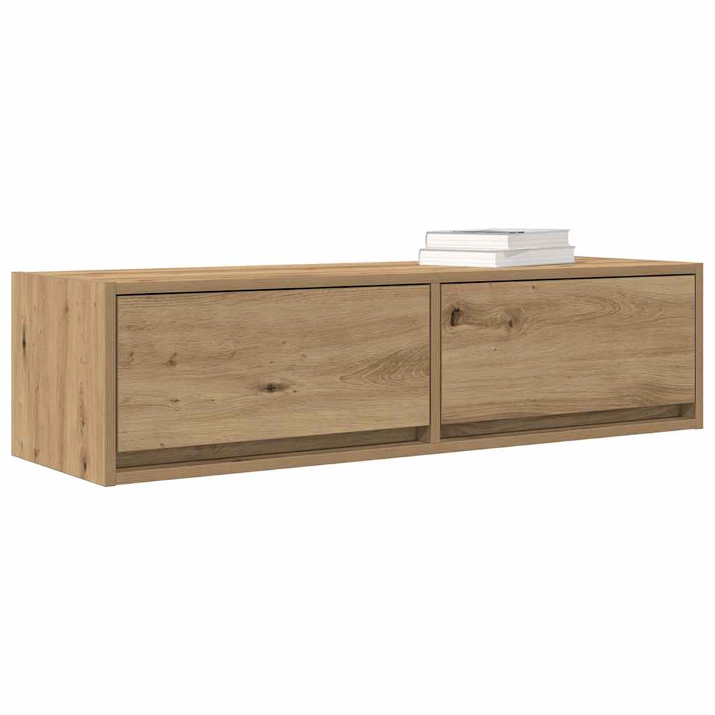 TV Cabinet 100 x 31 x 25.5 cm Artisan oak Engineered wood