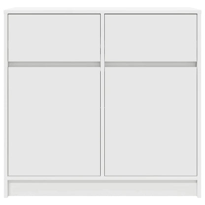 Sideboard with Drawer White 80x34x76 cm Engineered Wood