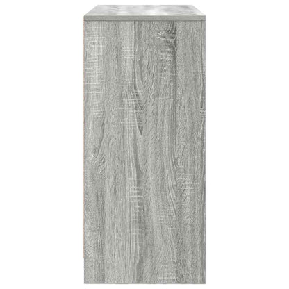 Sideboard with Drawer Grey Sonoma 80x34x76 cm Engineered Wood