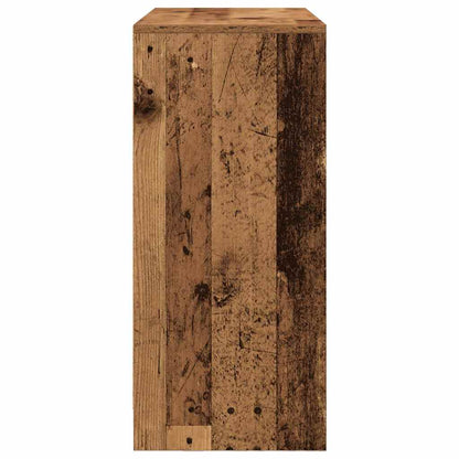 Sideboard with Drawer Old Wood 80x34x76 cm Engineered Wood