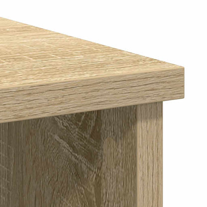 Sideboard with Drawer Sonoma Oak 101x35x76 cm Engineered Wood