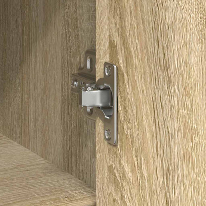 Sideboard with Drawer Sonoma Oak 101x35x76 cm Engineered Wood