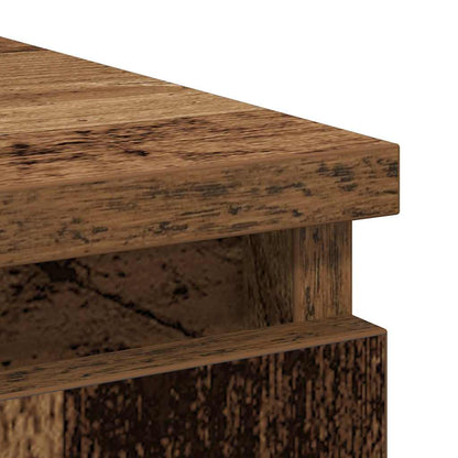 Sideboard with Drawer Old Wood 71x35x65 cm Engineered Wood