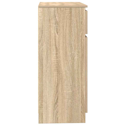 Sideboard with Drawer Sonoma Oak 71x35x84 cm Engineered Wood