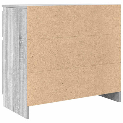 Sideboard with Drawer Grey Sonoma 71x35x65 cm Engineered Wood