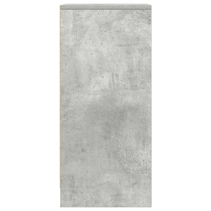 Sideboard Concrete Grey 29.5x34x76 cm Engineered Wood