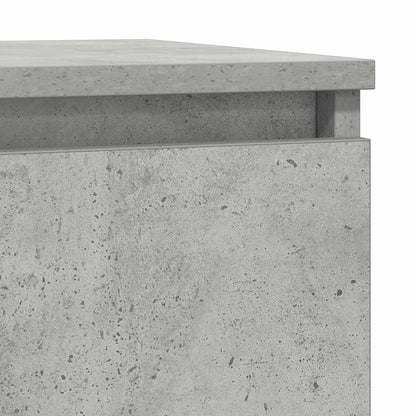Sideboard Concrete Grey 29.5x34x76 cm Engineered Wood