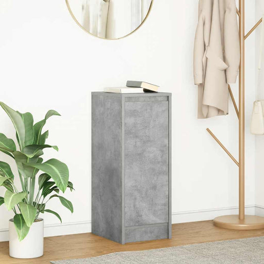 Sideboard Concrete Grey 29.5x34x76 cm Engineered Wood