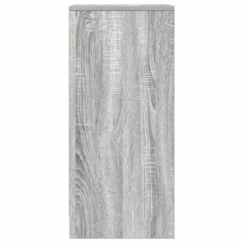 Sideboard Grey Sonoma 29.5x34x76 cm Engineered Wood