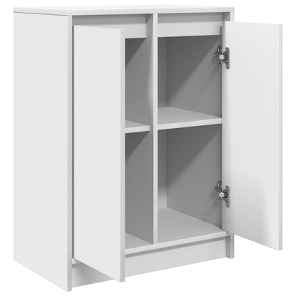 Sideboard White 57x34x76 cm Engineered Wood