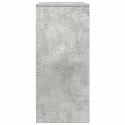 Sideboard Concrete Grey 57x34x76 cm Engineered Wood