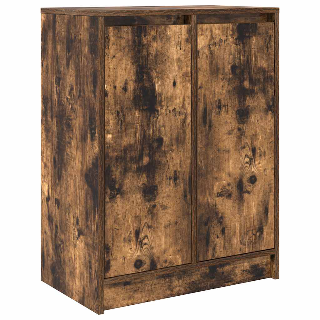 Sideboard Smoked Oak 57x34x76 cm Engineered Wood